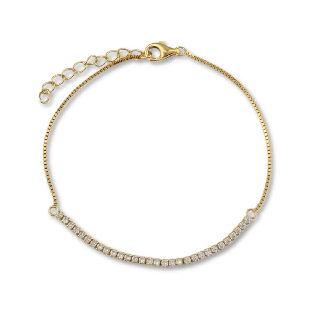 ZIRCONIA CHAIN BRACELET